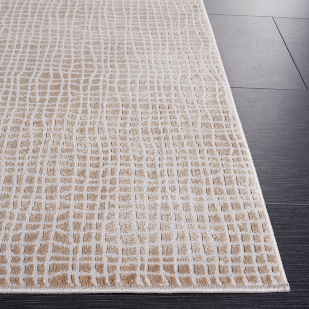 Safavieh Continental 110 Power Loomed Solid & Tonal Rug Beige / Grey 9' x 12'