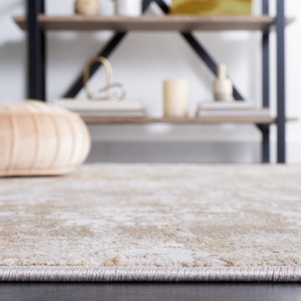 Safavieh Continental 112 Power Loomed Solid & Tonal Rug Light Beige / Beige 9' x 12'