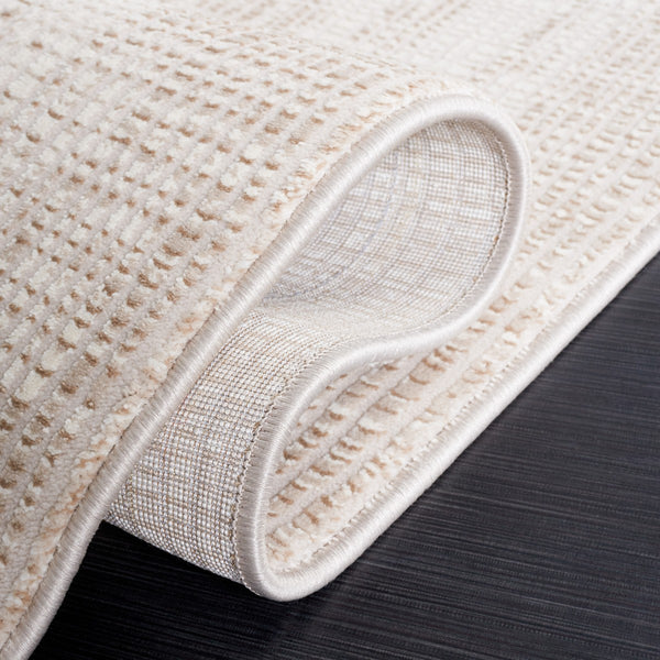 Safavieh Continental 114 Power Loomed Solid & Tonal Rug Ivory / Beige 9' x 12'