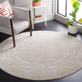 Safavieh Continental 114 Power Loomed Solid & Tonal Rug Ivory / Beige 9' x 12'