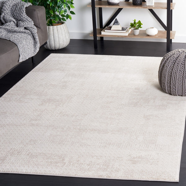 Safavieh Continental 116 Power Loomed Solid & Tonal Rug Ivory / Beige 9' x 12'