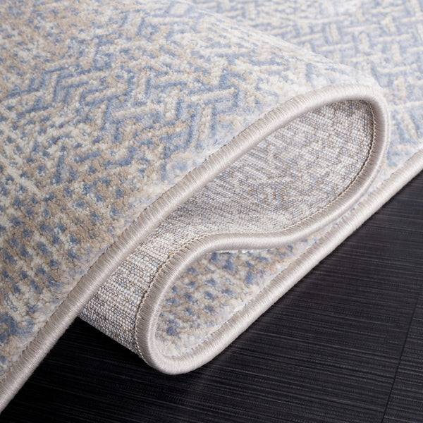 Safavieh Continental 116 Power Loomed Solid & Tonal Rug Light Grey / Beige 9' x 12'