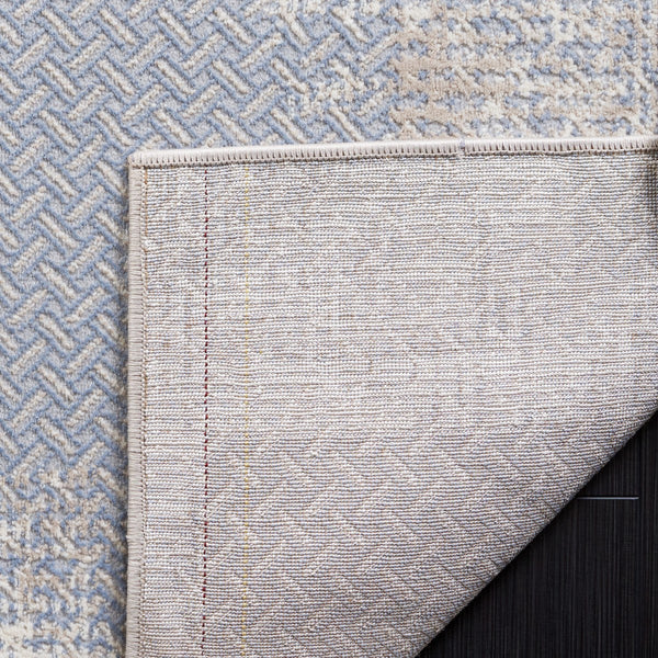 Safavieh Continental 116 Power Loomed Solid & Tonal Rug Light Grey / Beige 9' x 12'