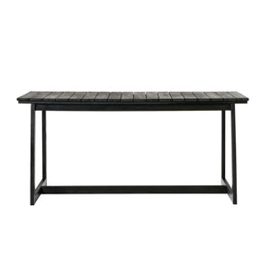 Walker Edison Cologne Modern/Contemporary Modern Solid Wood Outdoor Slat-Top Dining Table COOD65DTBL
