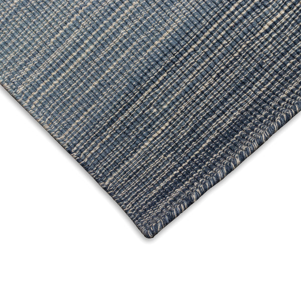 Trans-Ocean Liora Manne Aruba Ombre Casual Indoor Hand Loomed 100% Wool Rug Denim 8'3" x 11'6"