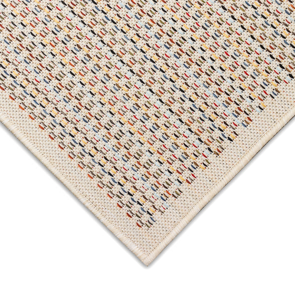 Trans-Ocean Liora Manne Avena Texture Casual Indoor/Outdoor Power Loomed 91% Polypropylene/9% Polyester Rug Ivory 7'10" x 9'10"