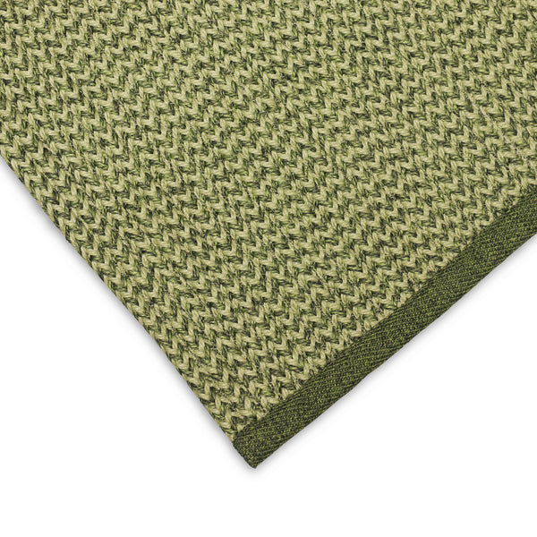 Trans-Ocean Liora Manne Calais Solid Casual Indoor/Outdoor Machine Made 100% Polypropylene Pile Rug Green 8'3" x 11'6"