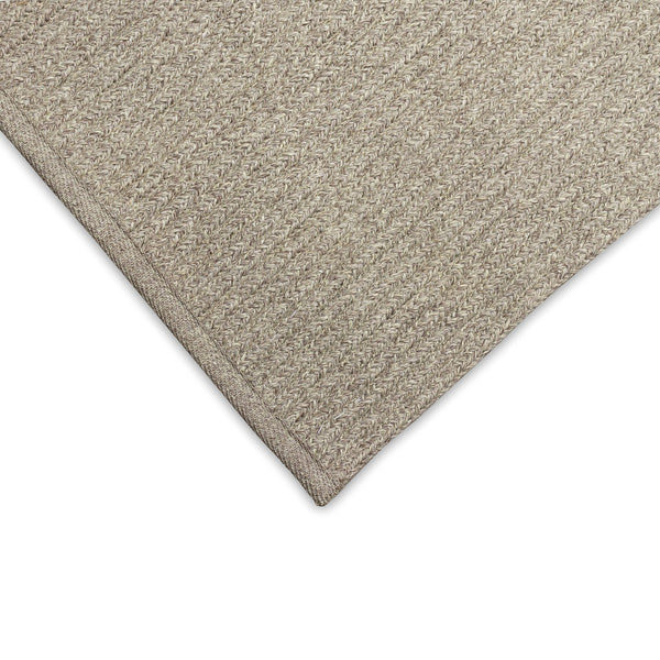 Trans-Ocean Liora Manne Calais Solid Casual Indoor/Outdoor Machine Made 100% Polypropylene Pile Rug Grey 8'3" x 11'6"