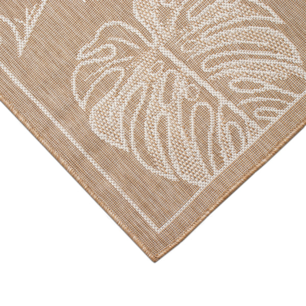 Trans-Ocean Liora Manne Carmel Collage Casual Indoor/Outdoor Power Loomed 87% Polypropylene/13% Polyester Rug Sand 7'10" x 9'10"