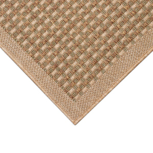 Trans-Ocean Liora Manne Monterey Basket  Indoor/Outdoor Power Loomed 91% Polypropylene/9% Polyester Rug Green 7'10" x 9'10"