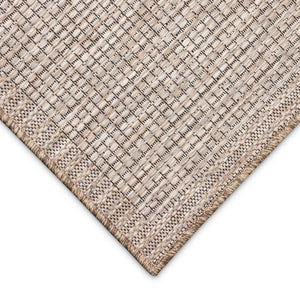 Trans-Ocean Liora Manne Orly Texture Casual Indoor/Outdoor Power Loomed 100% Polypropylene Rug Natural 7'10" x 9'10"