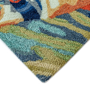 Trans-Ocean Liora Manne Ravella Tropical Fish Casual Indoor/Outdoor Hand Tufted 70% Polypropylene/30%Acrylic Rug Ocean 8'3" x 11'6"