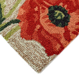 Trans-Ocean Liora Manne Ravella Icelandic Poppies Casual Indoor/Outdoor Hand Tufted 70% Polypropylene/30%Acrylic Rug Neutral 8'3" x 11'6"