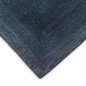 Trans-Ocean Liora Manne Tivoli Dream Border Contemporary Indoor Hand Tufted 100% Wool Pile Rug Denim 8'3" x 11'6"
