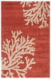 Jaipur Living Bough Handmade Abstract Coral/ Tan Area Rug (8'X11')