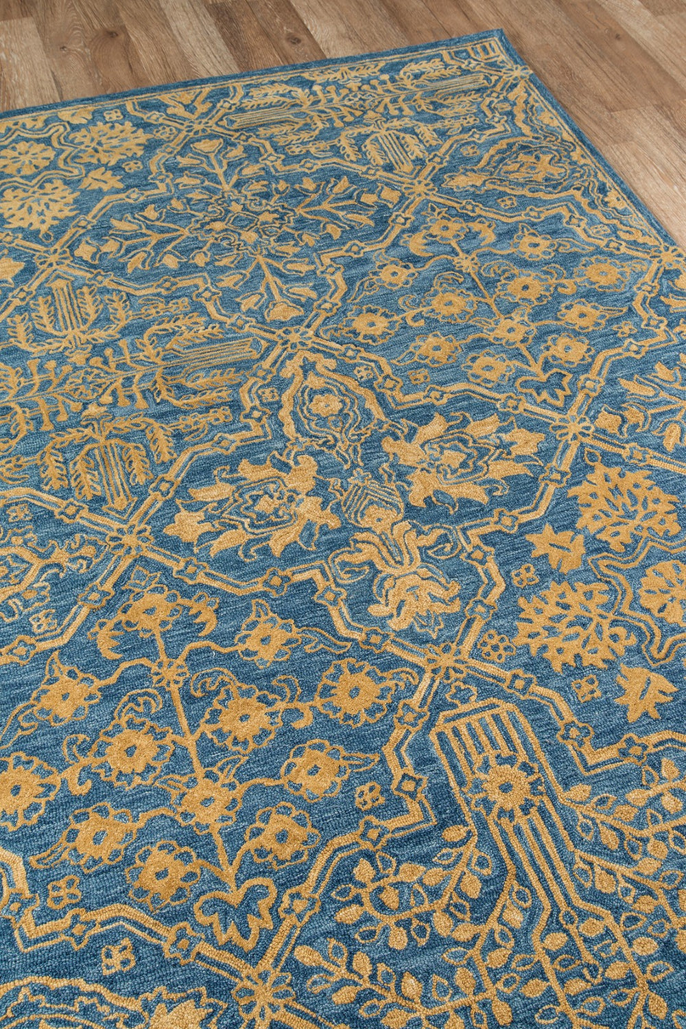 Momeni Cosette COS-1 Hand Tufted Traditional Oriental Indoor Area Rug Blue 9'6" x 13'6" COSETCOS-1BLU96D6