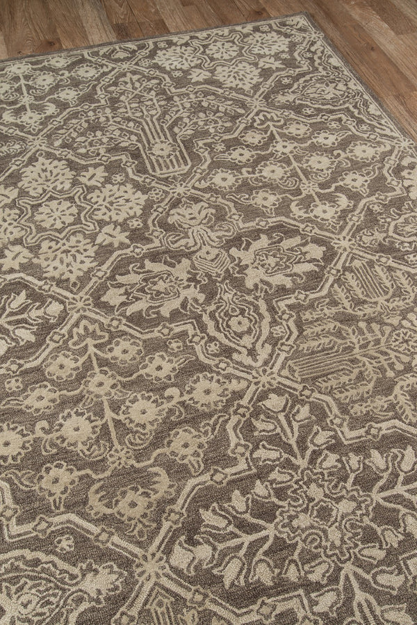 Momeni Cosette COS-1 Hand Tufted Traditional Oriental Indoor Area Rug Brown 9'6" x 13'6" COSETCOS-1BRN96D6