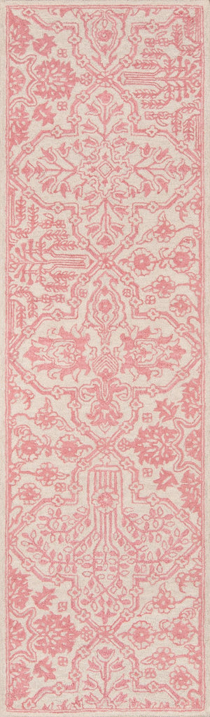 Momeni Cosette COS-1 Hand Tufted Traditional Oriental Indoor Area Rug Pink 9'6" x 13'6" COSETCOS-1PNK96D6
