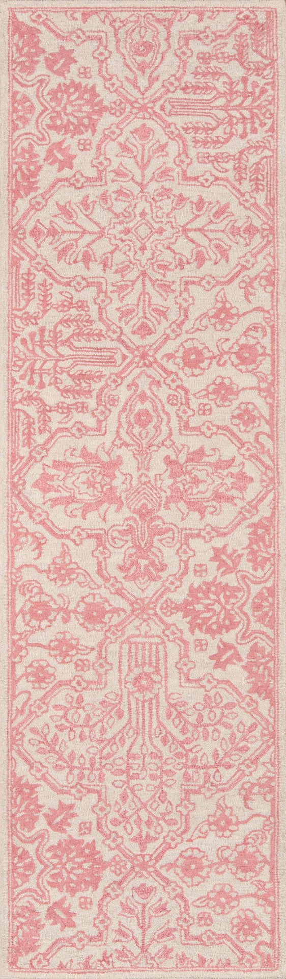 Momeni Cosette COS-1 Hand Tufted Traditional Oriental Indoor Area Rug Pink 9'6" x 13'6" COSETCOS-1PNK96D6
