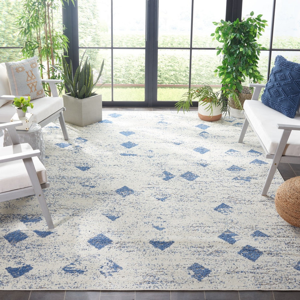 Safavieh Cottage 952 Power Loomed Indoor / Outdoor Rug Blue 9' x 12'
