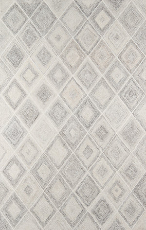 Momeni Cortland CRT-1 Hand Tufted Contemporary Geometric Indoor Area Rug Beige 8' x 10' COURTCRT-1BGE80A0