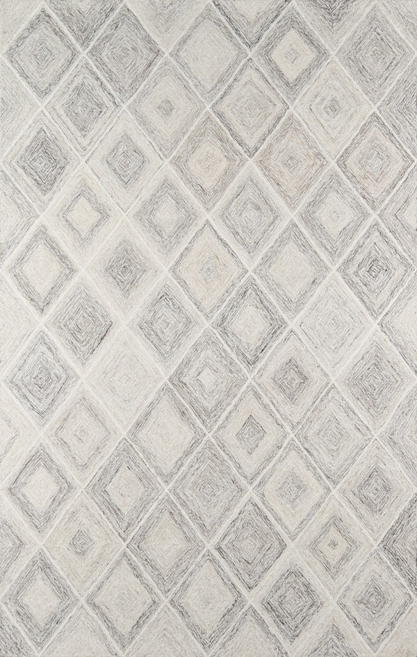 Momeni Cortland CRT-1 Hand Tufted Contemporary Geometric Indoor Area Rug Beige 8' x 10' COURTCRT-1BGE80A0
