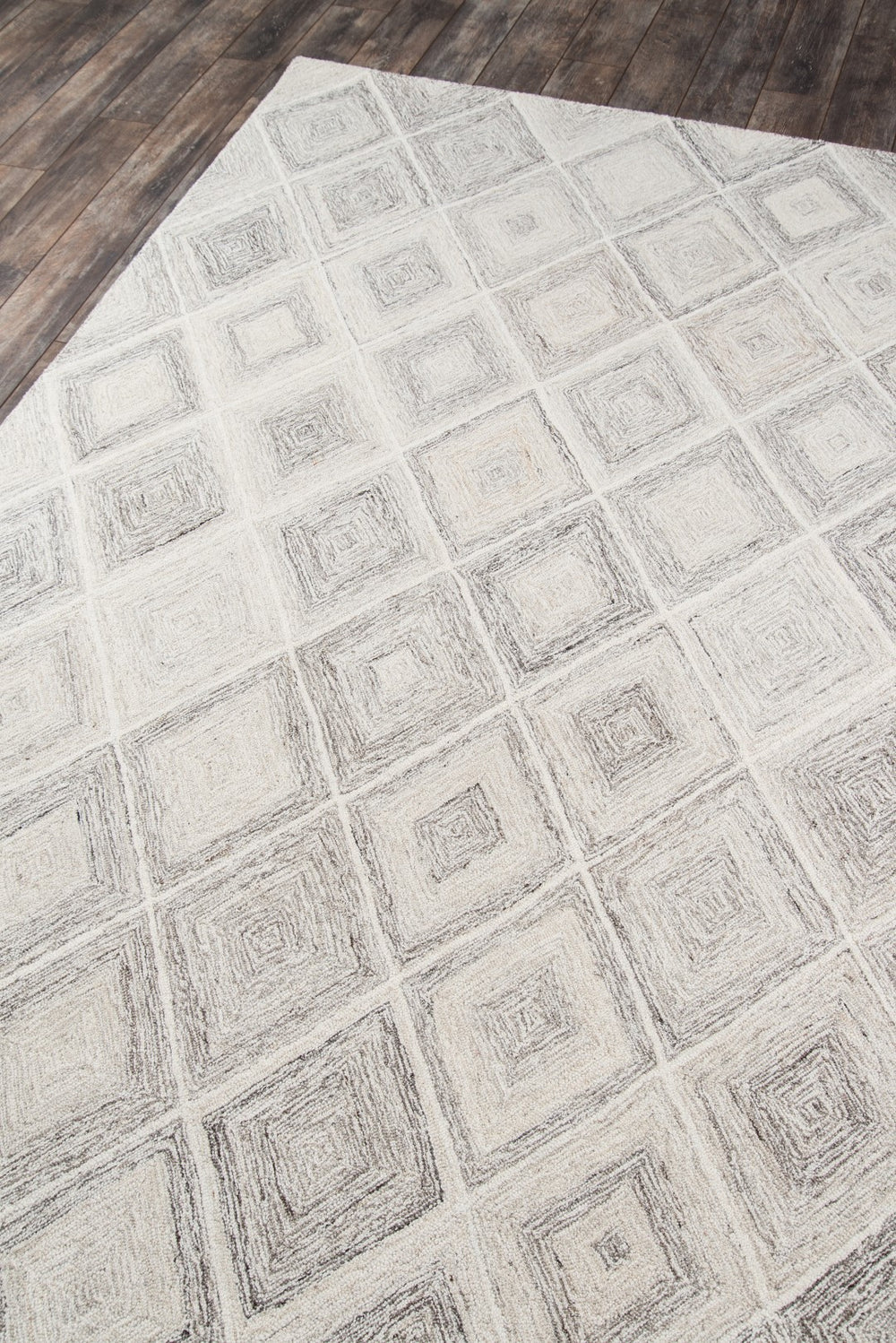 Momeni Cortland CRT-1 Hand Tufted Contemporary Geometric Indoor Area Rug Beige 8' x 10' COURTCRT-1BGE80A0