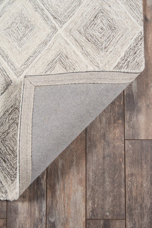 Momeni Cortland CRT-1 Hand Tufted Contemporary Geometric Indoor Area Rug Beige 8' x 10' COURTCRT-1BGE80A0