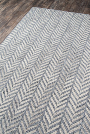 Momeni Cortland CRT-2 Hand Tufted Contemporary Geometric Indoor Area Rug Grey 8' x 10' COURTCRT-2GRY80A0