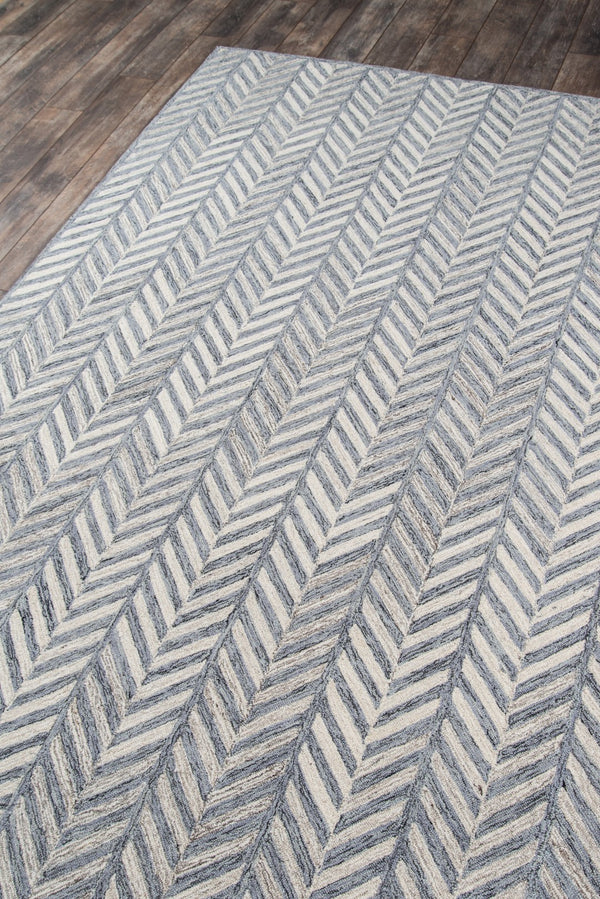 Momeni Cortland CRT-2 Hand Tufted Contemporary Geometric Indoor Area Rug Grey 8' x 10' COURTCRT-2GRY80A0