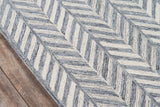 Momeni Cortland CRT-2 Hand Tufted Contemporary Geometric Indoor Area Rug Grey 8' x 10' COURTCRT-2GRY80A0