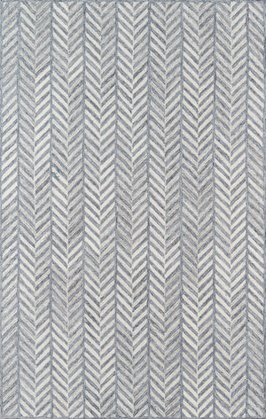 Momeni Cortland CRT-2 Hand Tufted Contemporary Geometric Indoor Area Rug Grey 8' x 10' COURTCRT-2GRY80A0