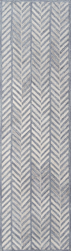 Momeni Cortland CRT-2 Hand Tufted Contemporary Geometric Indoor Area Rug Grey 8' x 10' COURTCRT-2GRY80A0