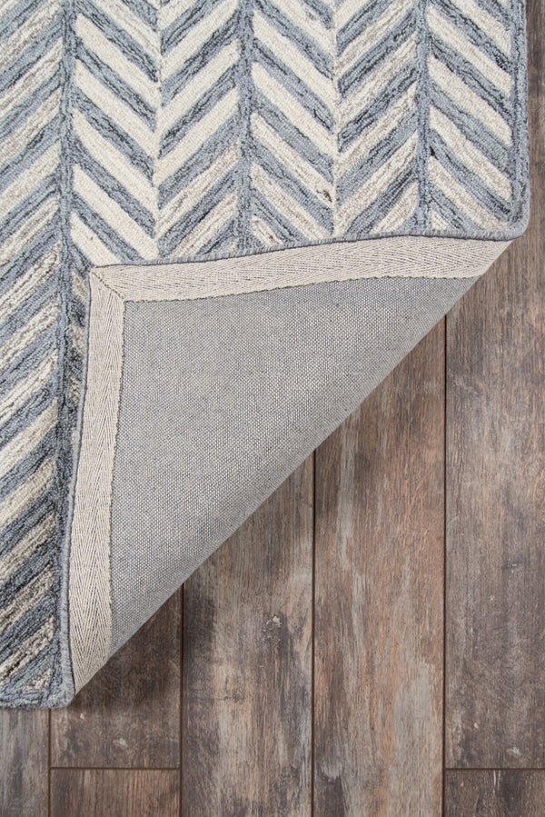 Momeni Cortland CRT-2 Hand Tufted Contemporary Geometric Indoor Area Rug Grey 8' x 10' COURTCRT-2GRY80A0