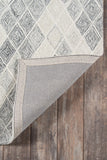 Momeni Cortland CRT-4 Hand Tufted Contemporary Geometric Indoor Area Rug Grey 8' x 10' COURTCRT-4GRY80A0