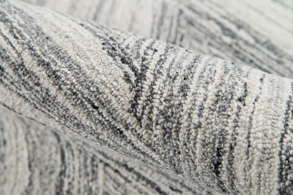 Momeni Cortland CRT-5 Hand Tufted Contemporary Chevron Indoor Area Rug Grey 8' x 10' COURTCRT-5GRY80A0