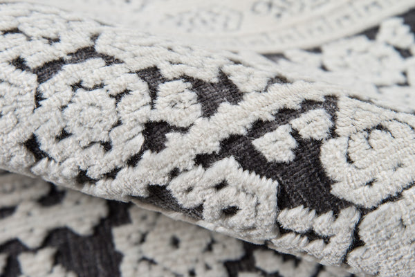 Momeni Covington COV-1 Machine Made Traditional Fair Isle Design Indoor Area Rug Charcoal 9'3" x 12'6" COVINCOV-1CHR93C6