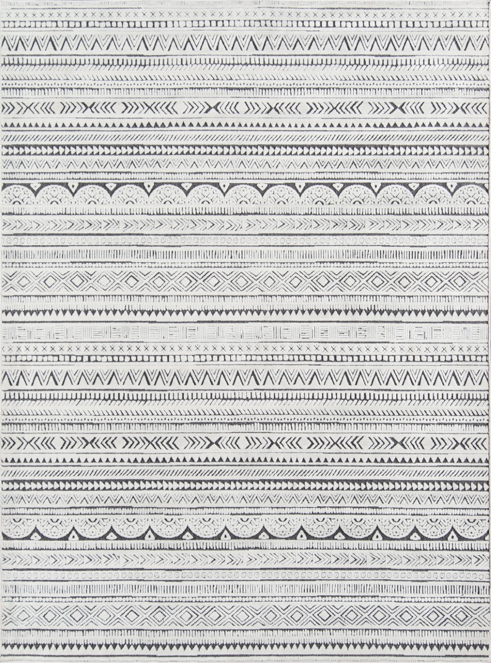 Momeni Covington COV-3 Machine Made Traditional Fair Isle Design Indoor Area Rug Ivory 9'3" x 12'6" COVINCOV-3IVY93C6