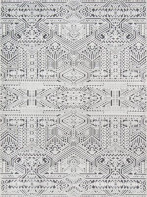 Momeni Covington COV-4 Machine Made Traditional Fair Isle Design Indoor Area Rug Charcoal 9'3" x 12'6" COVINCOV-4CHR93C6