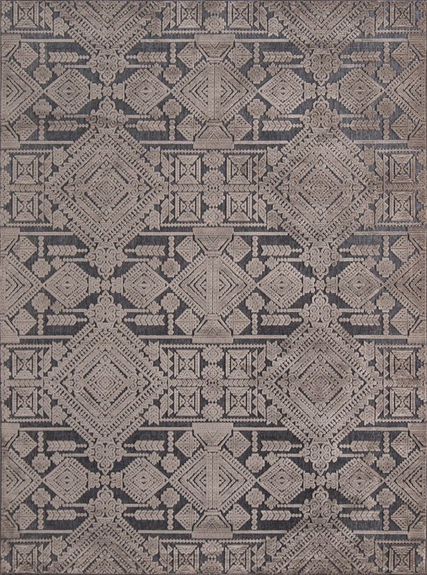 Momeni Covington COV-5 Machine Made Traditional Fair Isle Design Indoor Area Rug Brown 9'3" x 12'6" COVINCOV-5BRN93C6