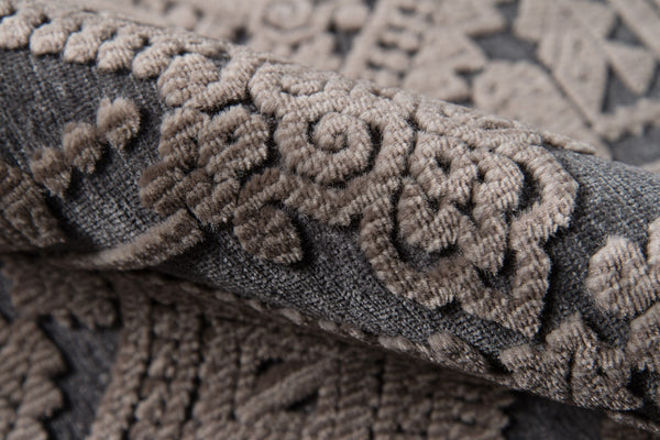 Momeni Covington COV-5 Machine Made Traditional Fair Isle Design Indoor Area Rug Brown 9'3" x 12'6" COVINCOV-5BRN93C6