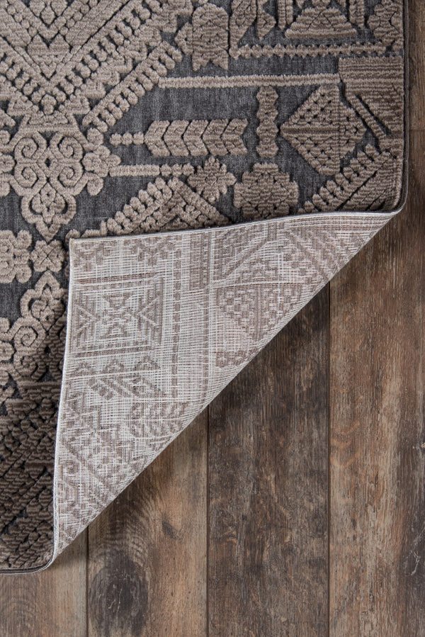 Momeni Covington COV-5 Machine Made Traditional Fair Isle Design Indoor Area Rug Brown 9'3" x 12'6" COVINCOV-5BRN93C6