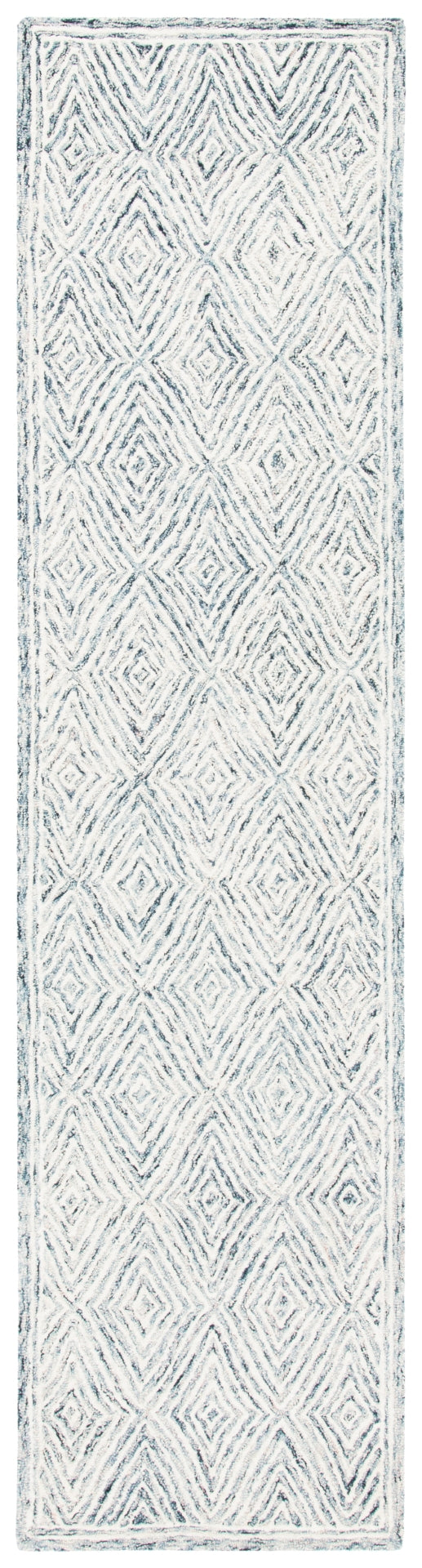 Capri 217 Hand Tufted 100% Wool Pile  Rug Ivory / Blue 100% Wool Pile CPR217A-29
