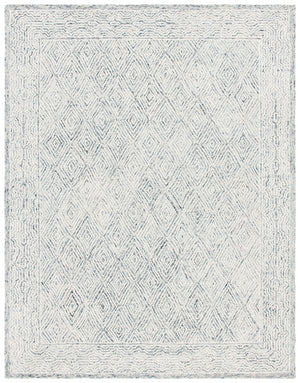 Capri 217 Hand Tufted 100% Wool Pile  Rug Ivory / Blue 100% Wool Pile CPR217A-8