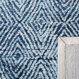 Capri 217 Hand Tufted 100% Wool Pile  Rug Navy 100% Wool Pile CPR217N-5