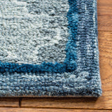 Capri 218 Hand Tufted 100% Wool Pile  Rug Blue / Grey 100% Wool Pile CPR218M-5
