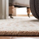 Capri 613  Hand Tufted 80% Wool, 20% Cotton Rug Rust / Ivory