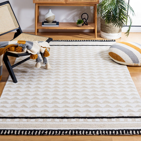 Safavieh Capri 707 Hand Tufted 70% Pet Polyester/20% Bleach Ply/10% Viscose Rug CPR707B-8
