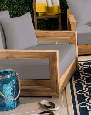 Safavieh Montford Teak Armchair Casing CPT1000C-CASING