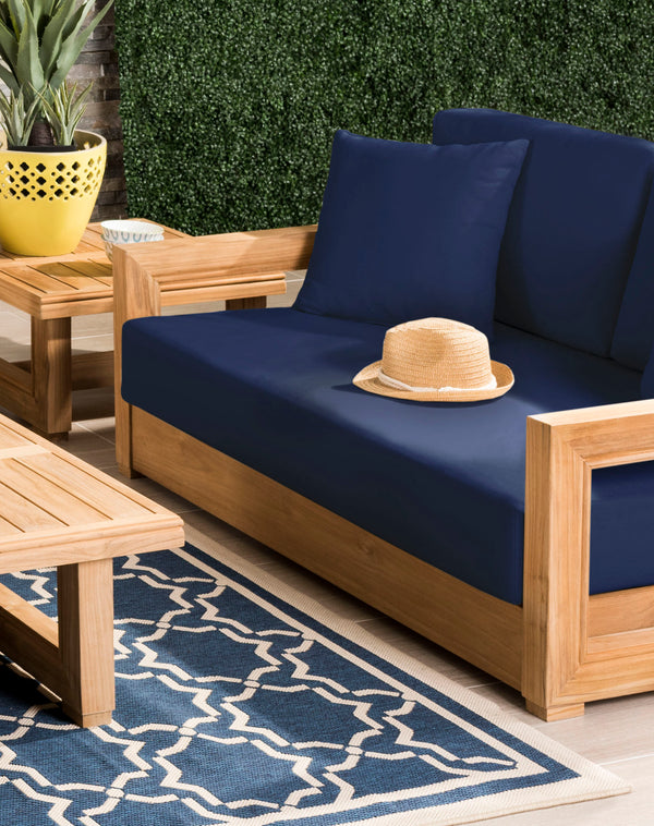 Safavieh Montford Teak 2-Seat Bench Casing CPT1003B-CASING